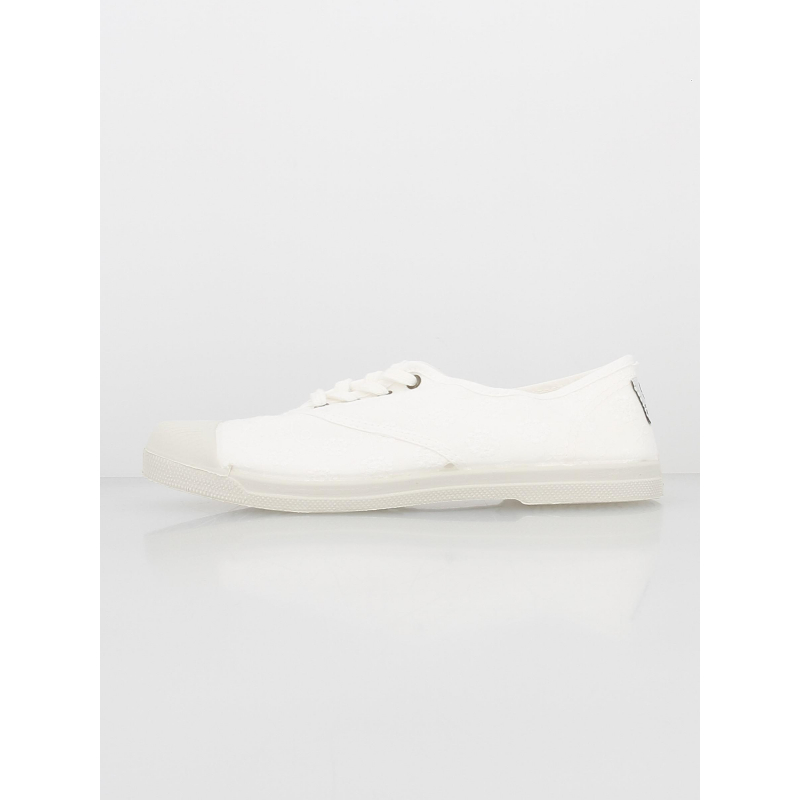 Baskets toile ungles bordado blanc femme - Natural World