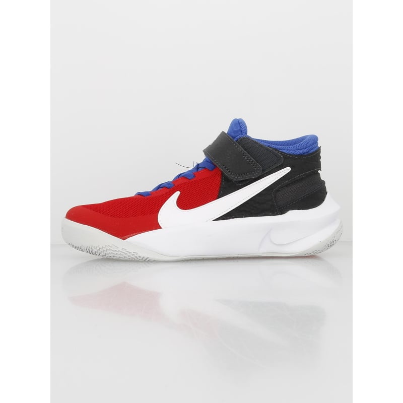 Chaussures de basketball team hustle rouge garçon - Nike