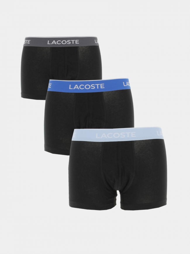 Pack de 3 boxers courts assortis noir homme - Lacoste