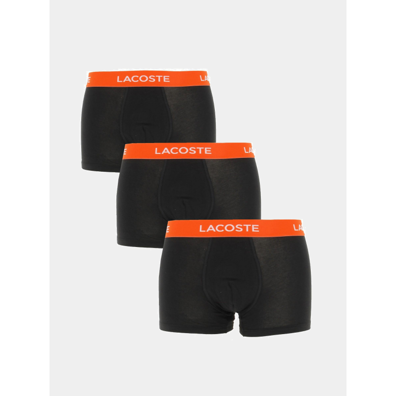Pack de 3 boxers court noir homme - Lacoste