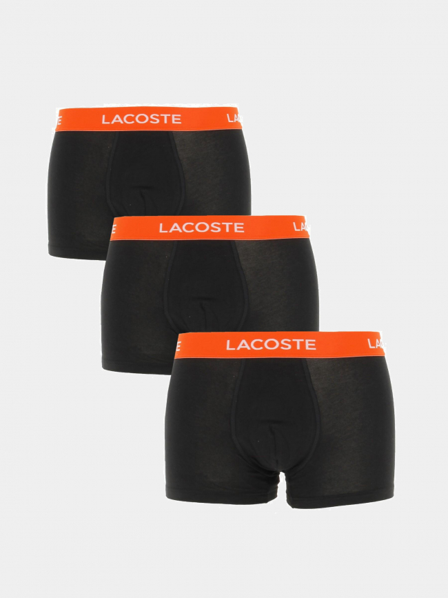 Pack de 3 boxers court noir homme - Lacoste