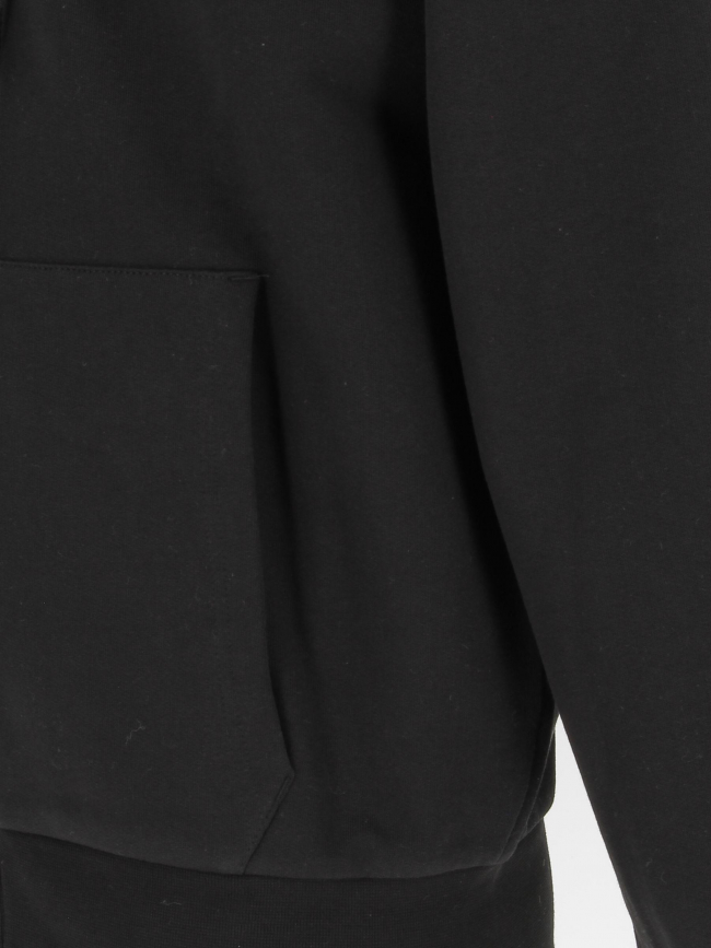 Sweat à capuche zippé uni cap noir homme - Lacoste