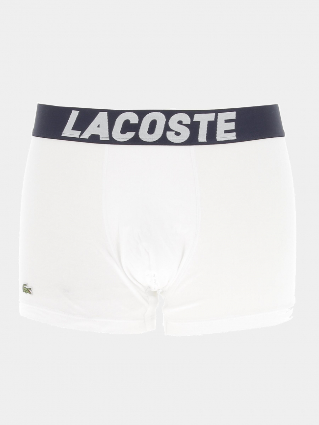 Pack 3 boxers court bleu blanc homme - Lacoste