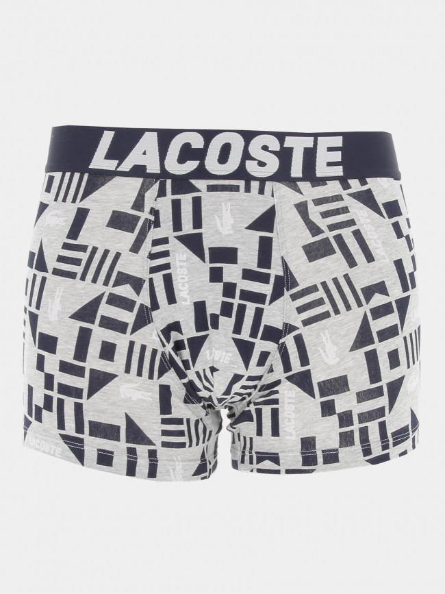 Pack 3 boxers court bleu blanc homme - Lacoste