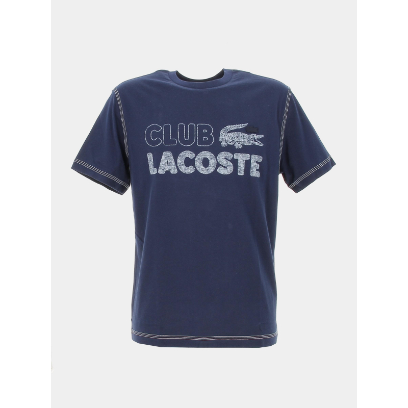 T-shirt summer club bleu marine homme - Lacoste