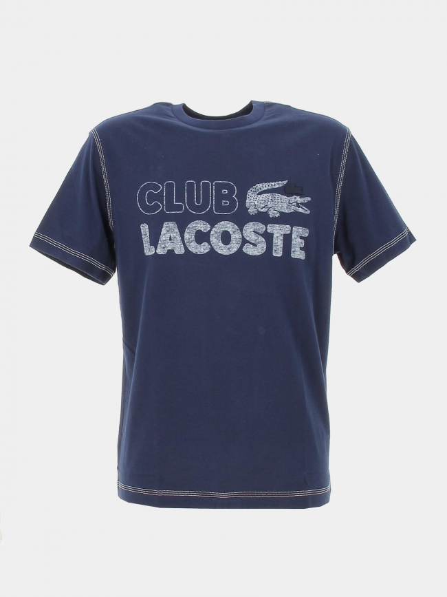 T-shirt summer club bleu marine homme - Lacoste