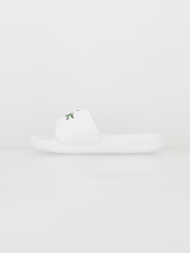 Claquettes serve 1.0 blanc homme - Lacoste