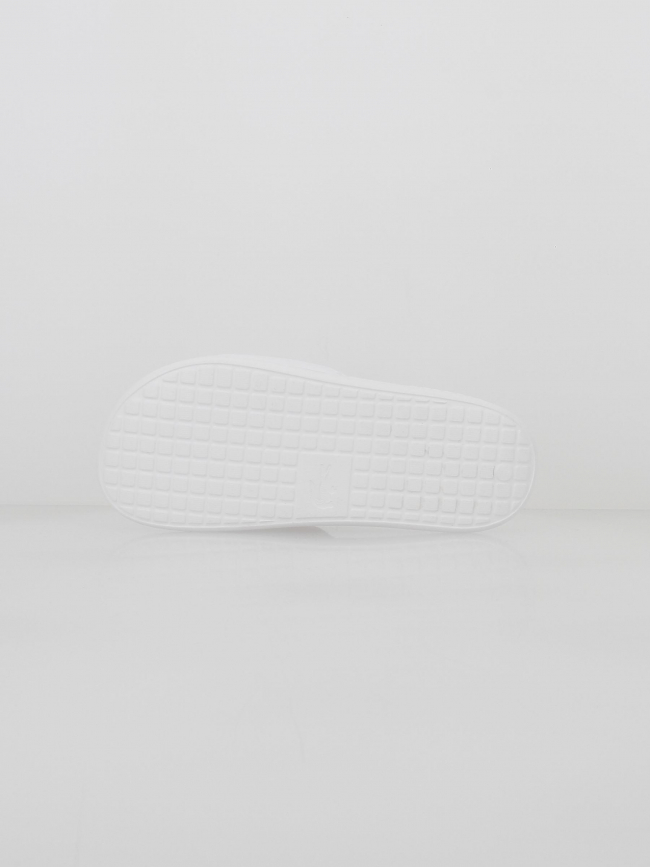 Claquettes serve 1.0 blanc homme - Lacoste