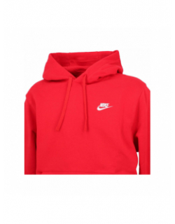 Sweat à capuche nsw club rouge homme - Nike