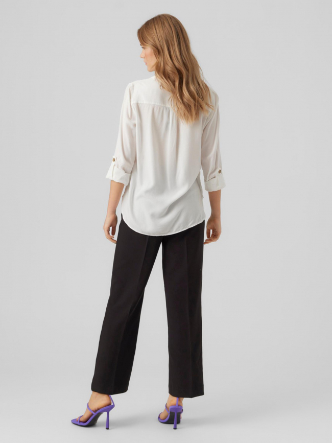 Chemisier bumpy blanc femme - Vero Moda