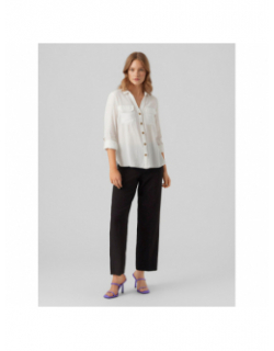Chemisier bumpy blanc femme - Vero Moda