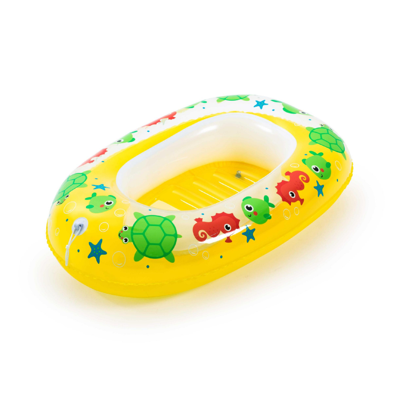 Bateau gonflable de piscine kiddie raft jaune enfant - Bestway