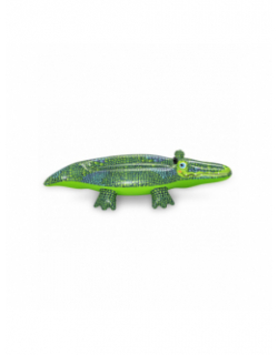 Bouée gonflable de piscine crocodile budy vert - Bestway
