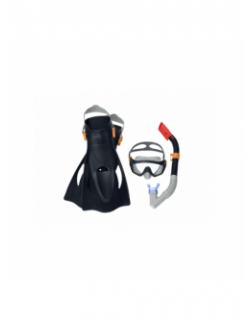 Kit de snorkeling palmes masque tuba spark wave noir - Bestway