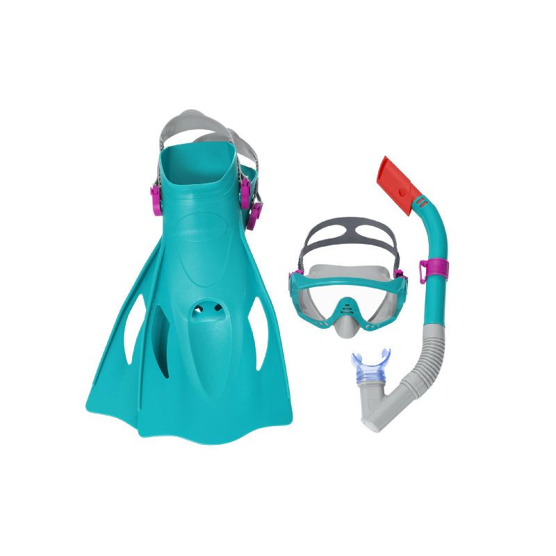 Kit de snorkeling masque tuba palme spark - Bestway