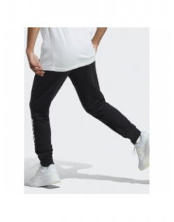 Jogging linear logo blanc noir homme - Adidas