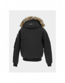 Blouson chaud johnson noir homme - Helvetica