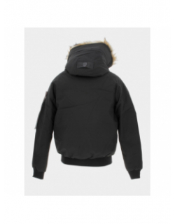 Blouson chaud johnson noir homme - Helvetica