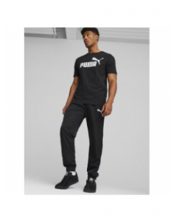 Jogging uni logo essential dry cell noir homme - Puma