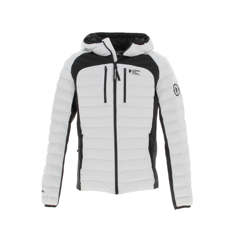 Doudoune fine bi-matière colorado blanc homme - Comme Des Loups