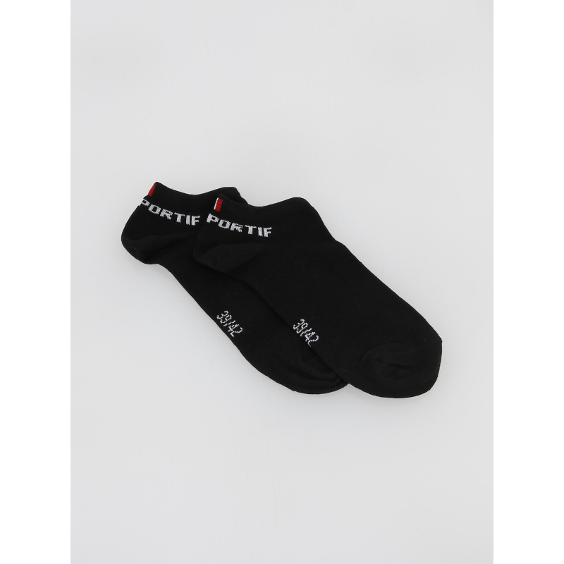 Pack 2 paires de chaussettes basses noir - Le Coq Sportif