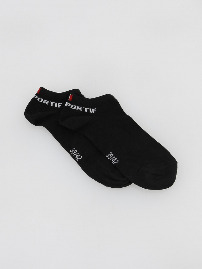 Pack 2 paires de chaussettes basses noir - Le Coq Sportif