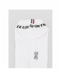 Pack 2 paires de chaussettes basses blanc - Le Coq Sportif