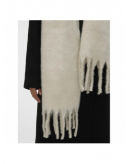 Écharpe uni league écru femme - Vero Moda