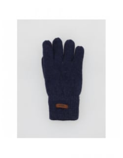 Gants en laine haakon bleu marine homme - Barts