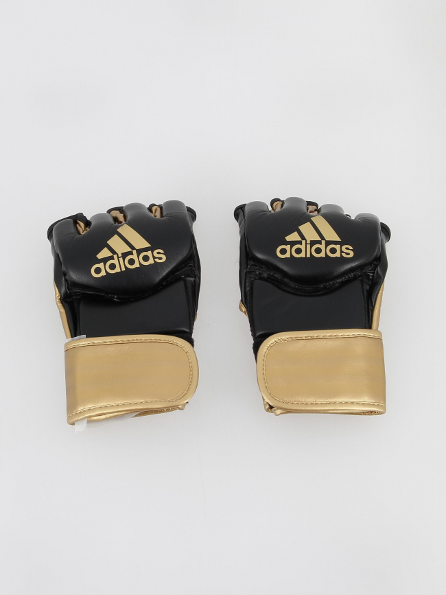 Gants sports de combat MMA protection noir doré - Adidas