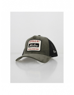 Casquette trucker velours cord kaki noir - New Era