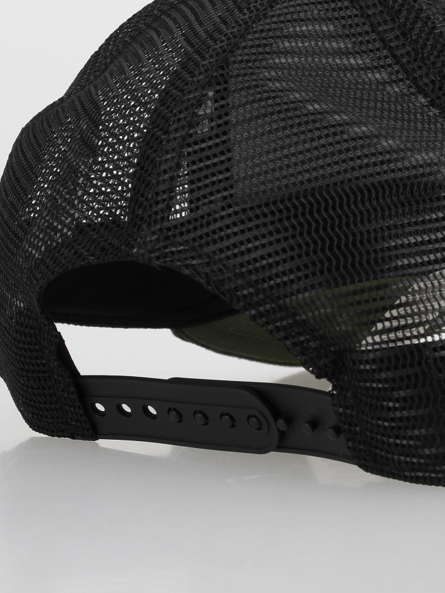 Casquette trucker velours cord kaki noir - New Era