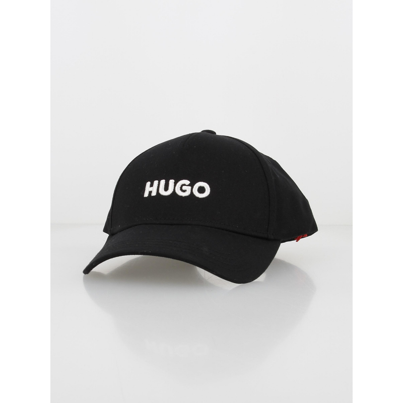 Casquette uni logo brodé jude noir - Hugo