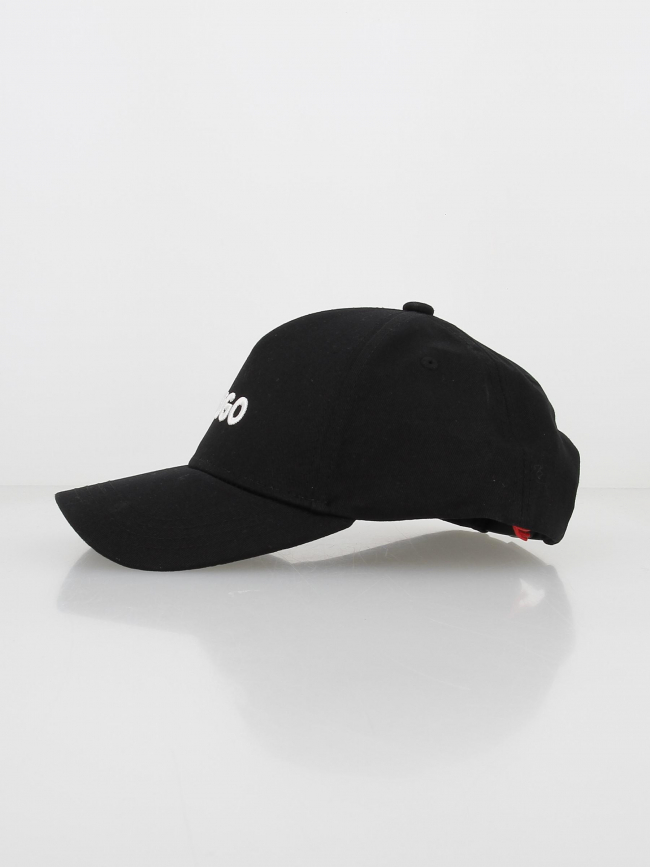 Casquette uni logo brodé jude noir - Hugo