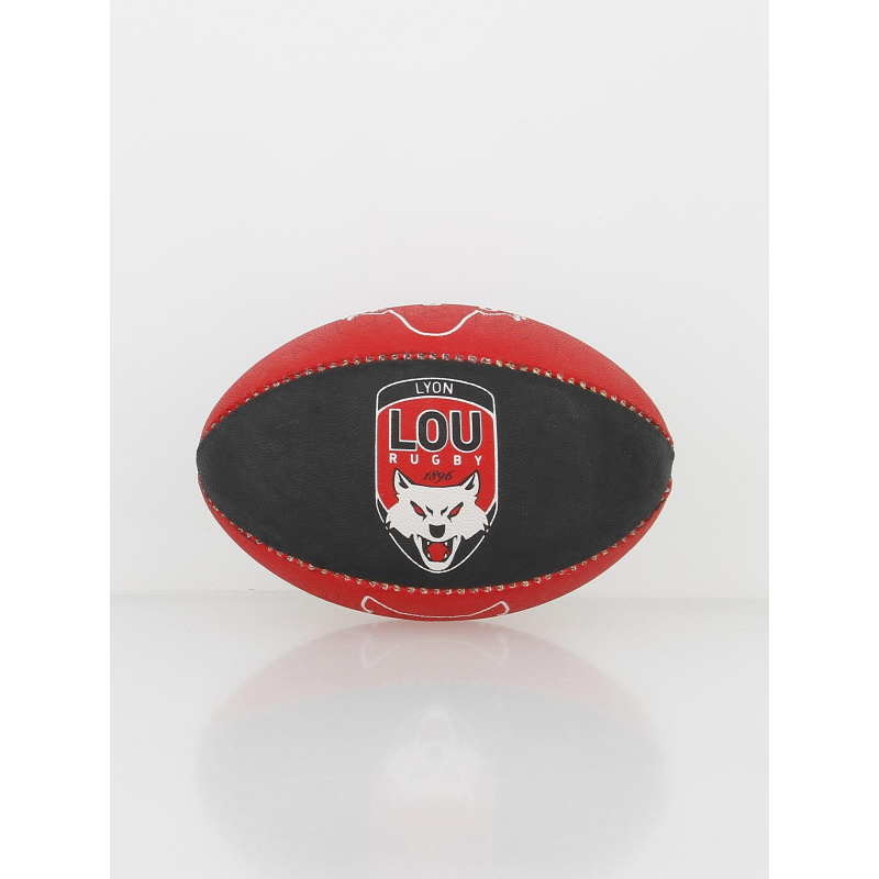 Ballon de rugby mini ovalou lyon lou rugby noir rouge - M Com