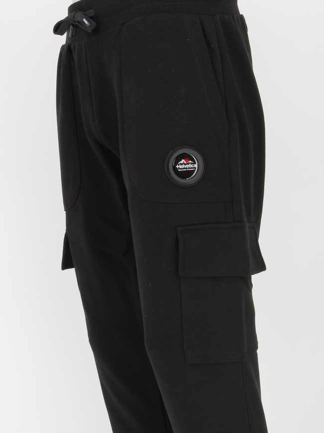 Jogging cargo borgia noir homme - Helvetica