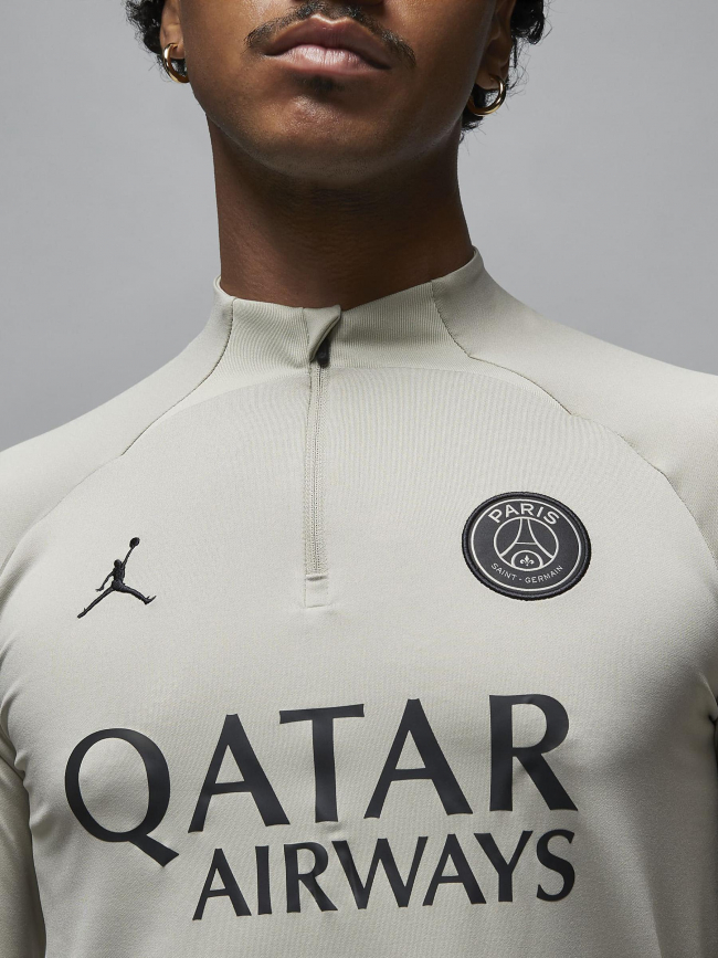 Sweat de football PSG drill beige homme - Nike