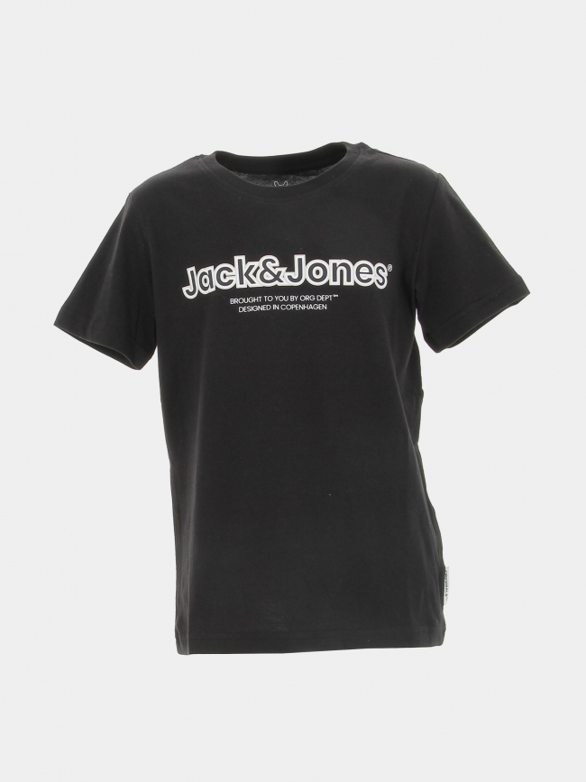 T-shirt lakewood logo noir garçon - Jack & Jones