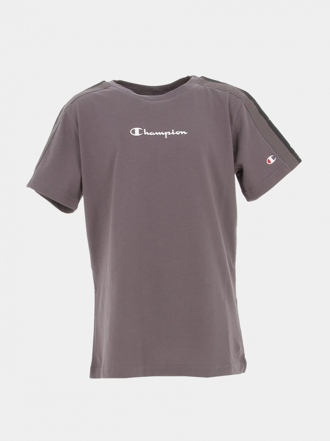 T-shirt crewneck bande logo gris enfant - Champion