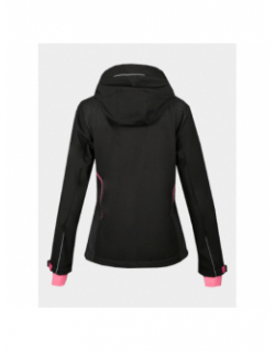 Veste softshell eperi rose noir femme - Aulp