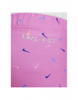 Ensemble legging t-shirt multi logos blanc rose fille - Nike