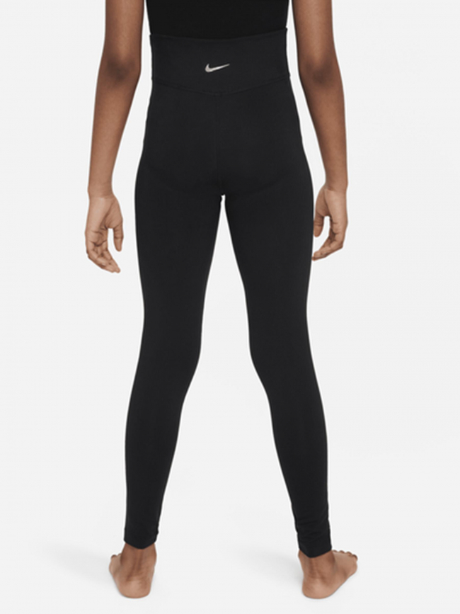 Legging yoga taille haute dri-fit noir fille - Nike