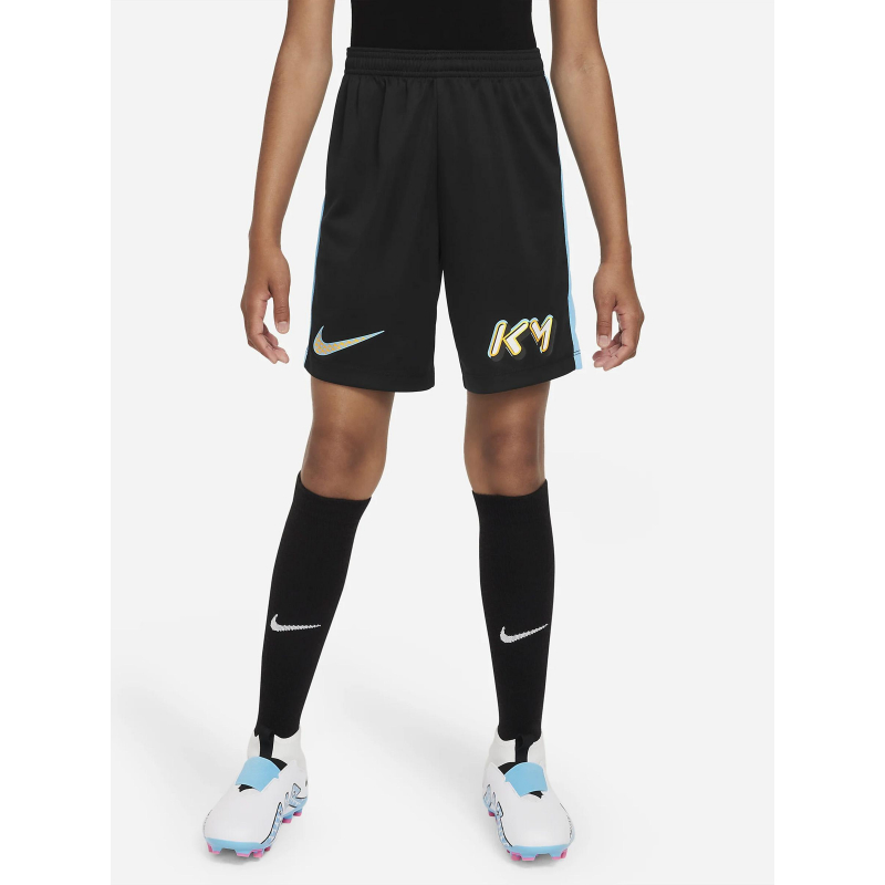 Short de football kylian Mbappé bleu noir enfant - Nike