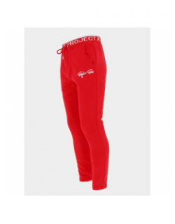 Jogging uni logo brodé rouge enfant - Project X Paris