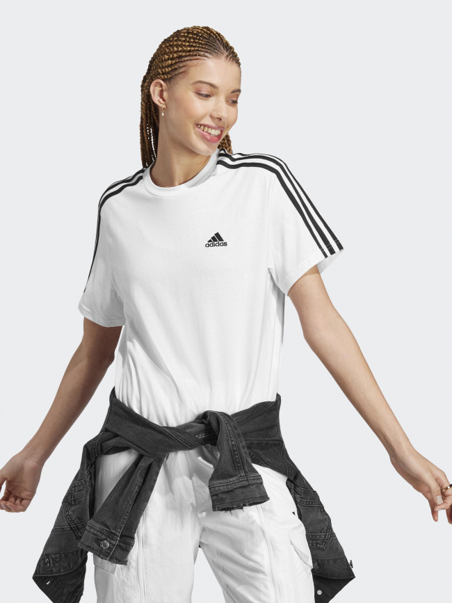 T-shirt 3s cr top blanc femme - Adidas