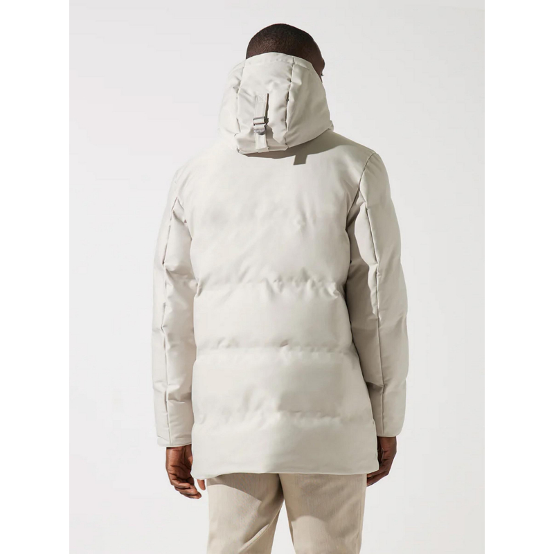 Jacket Parka Homme Izac Blouson Parka Matelassée Mikita Beige