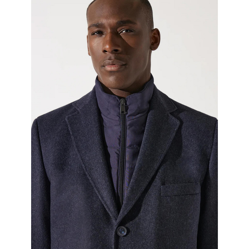 Manteau Laine Cachemire Homme Manteau Homme Gris Foncé Sales