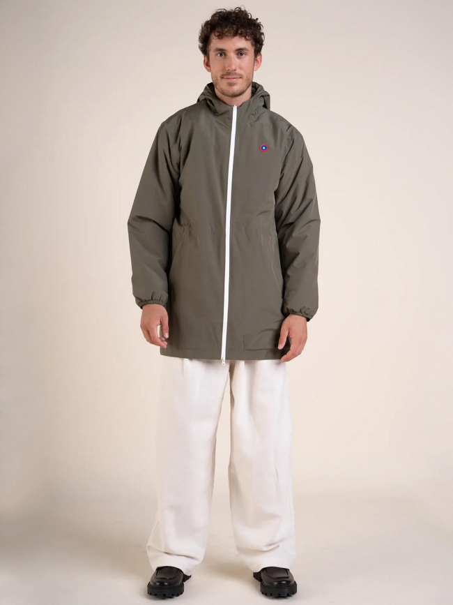 Veste imperméable polaire pompidou kaki - Flotte