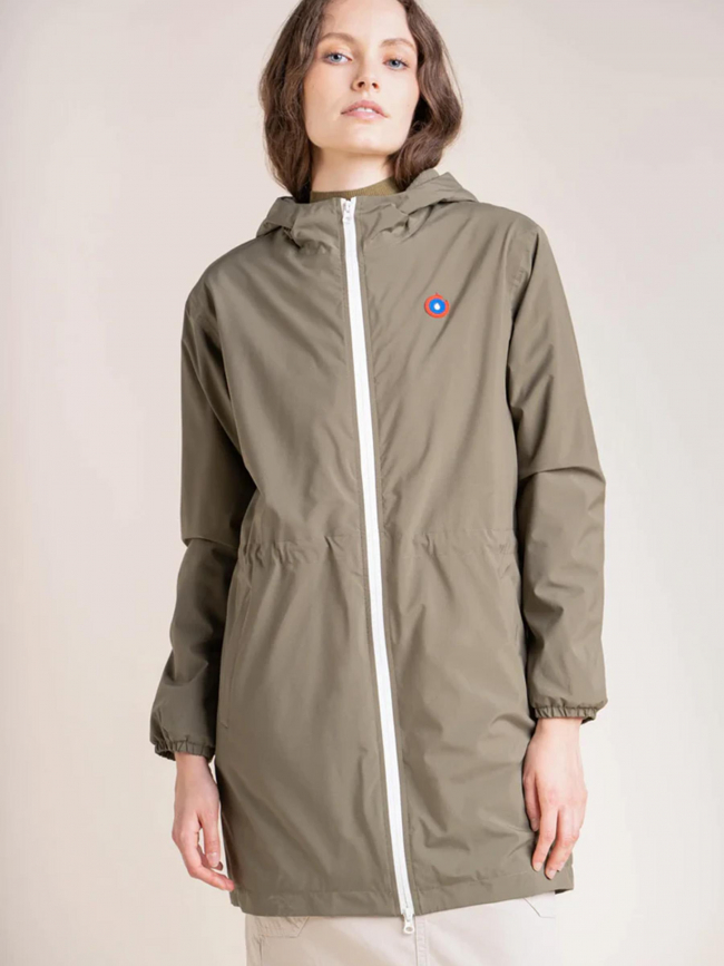 Veste imperméable polaire pompidou kaki - Flotte