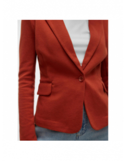 Veste blazer julia rouge orange femme - Vero Moda